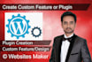 make custom wordpress feature or plugin