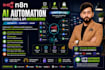 automate repetitive business workflows using n8n, apis and ai