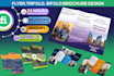 design an awesome trifold brochure