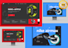 design, redesign business website landing page UI UX in figma, photoshop