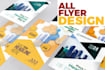 design a professional stylish flyer, poster or magazine ad