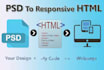convert psd to html, xd to html, sketch to html responsive
