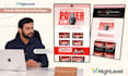 build gohighlevel website, gohighlevel sales funnels and landing pages