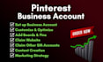create and optimize pinterest business account