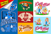 design retro mascot logo for food and small business