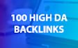 do high da backlinks for SEO