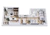 create a 3d floor plan with texture and furniture