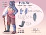 create a character design reference sheet