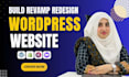 build design or redesign professional wordpress website