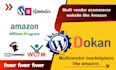 dokan wcfm, woocommerce multivendor wordpress like amazon