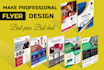 do corporate flyer, brochure, leaflet, catalog design only 24 hours