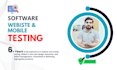 test and QA your website or app for bugs and performance