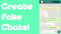create a fake whatsapp conversation