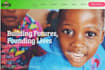 create non profit website or nonprofit wordpress website development charity