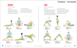 draw workout, exercise, yoga, fitness pose illustration