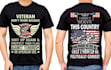 create patriotic flag tshirt design