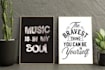 create amazing posters and motivational typography for you