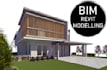 create revit bim model from 2d drawings for architecture projects