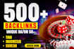 create high authority da DR 60 plus seo dofollow backlinks