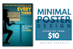 design minimalist, retro and vintage poster