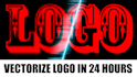 do high resolution vector logo tracing in 4 hours