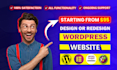 make modern and professional wordpress website