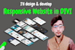 design and develop responsive website in divi
