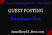do guest post on da 83 traffic 3m