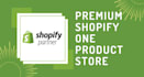 create ai powered premium one product  dropshipping store
