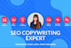 be your expert in SEO copywriting