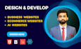 be your website designer, custom website development as full stack web developer