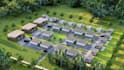 design 2d site plan and 3d master plan rendering
