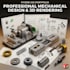 do professional 3d product design cad modeling and 3d printing ready files
