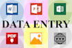 do fast and accurate data entry