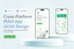 design net maui app UI UX for android ios and windows