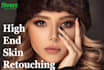 image retouching and eye catchy effect