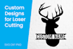 design a laser cutting file for metal wall art