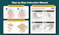 create a step by step instruction manual for your product