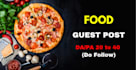 do guest posts in food niche