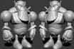 sculpt 3d model and 3d character for 3d printing