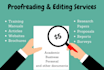 proofread and edit your document