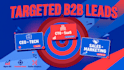 do b2b lead generation and build targeted lead lists