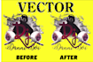 vector tracing image to vector, convert to vector  eps, svg, dxf laser cut, cnc
