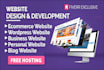 design responsive website with free hosting
