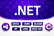 build your asp dot net core web app and rest API