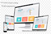 responsive HTML website using  html,css and bootstrap 24hours