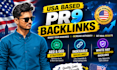 build 120 USA pr9 backlinks, dofollow SEO link building