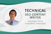 be your technical SEO content writer