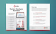 design a clear, professional product sheet
