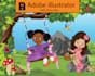 illustrate cartoon children story book illustration books